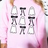Women's Ghostly Chic Halloween Sweatshirt - Image 3
