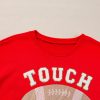 Women's Fiery Red TOUCH DOWN Football Graphic Pullover Sweatshirt - Casual Style - Image 7