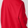 Plus Size Fiery Red Santa Baby Tinsel Crew Neck Sweatshirt for Women - Image 2