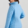 Women's Myosotis Solid Color Quilted Zip-Up Puffer Jacket for Winter - Image 3