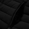 Women's Sleek Black Plush Quilted Zip Puffer Vest - Image 17