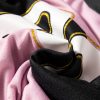 Women's Pink Stripe Color Block Long Sleeve Top with Number 22 Print - Casual Game Day Shirt - Image 11