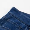 Women's Ashleigh Blue Stretchy Bootcut Jeans with Mid Waist Detail - Image 24