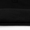 Women's Black Fleece Lined Half Zip Kangaroo Pockets Hoodie - Image 9