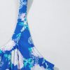 Women's Blue Floral Print Wide Leg Sleeveless Jumpsuit - Perfect for Summer Vacations - Image 13