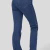 Women's Ashleigh Blue Stretchy Bootcut Jeans with Mid Waist Detail - Image 11