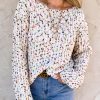 Women's White Confetti Reversible Twist Sweater - Versatile and Stylish - Image 7