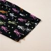 Women's Halloween Skeleton Pattern Black Short Sleeve Pajama Set - Image 10