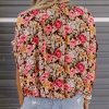 Charming Women's Pink Floral Print Crew Neck Short Sleeve Shift Blouse - Image 11