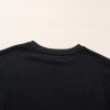 Women's Black Plain Drop Shoulder Crewneck Pullover Sweatshirt - Image 12