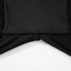 Women's Black Solid Pocketed Crossover High Waist Swim Skort - Image 12