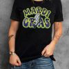 Women's Black MARDI GRAS Lightning Graphic Short Sleeve Top - Casual Vibe - Image 4