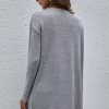 Women's High Rise Gray Open Front Lightweight Cardigan - Image 2