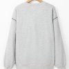 Women's Light Grey COUNTRY CLUB PICKLEBALL Graphic Casual Sweatshirt with Exposed Stitching - Image 7