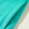 Women's Aruba Blue Solid O-Neck High Low Hem Pullover Sweatshirt - Image 9