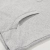 Women's Light Grey Oversized Hoodie with Kangaroo Pocket - Image 10