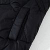 Women's Black Quilted High Neck Zip Up Jacket Vest - Stylish and Insulated Outerwear - Image 13