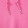 Women's Bonbon Pink Fleece Lined Chunky Hoodie with Kangaroo Pocket - Image 15