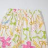 Women's Multicolour Bowknot Pattern Long Sleeve Top and Shorts Set - Image 13