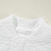 Women's White Floral Quilted Long Sleeve Jacket - Image 22