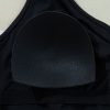 Women's Elegant Black Color Contrast Ruffled Wrap V Neck One-Piece Swimsuit - Image 21