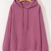 Women's Valerian Fleece Lined Hoodie with Kangaroo Pocket and Drawstring - Image 7