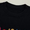 Women's Black Merry & Bright Tinsel Graphic Sweater - Image 7