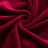 Women's Racing Red Velvet High Neck Tiered Ruffle Mini Dress for Elegant Nights - Image 14