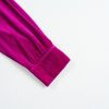 Plus Size Women's Bright Pink Velvet Chest Pocket Drop Shoulder Shirt - Image 14