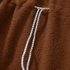 Women's Brown Half Zip Fleece Pullover Sweatshirt for Casual Comfort - Image 9