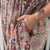 Plus Size Multicolour Paisley Print Sleeveless V Neck Jogger Jumpsuit for Women - Image 12