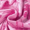 Women's Pink Bow Print Half Sleeve Shirt and Shorts Pajamas Set - Image 26