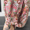 Plus Size Multicolour Paisley Print Sleeveless V Neck Jogger Jumpsuit for Women - Image 11