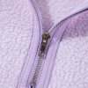 Women's Lavendula Fuzzy Patch Pocket Drawstring Hoodie - Image 8