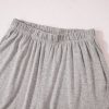 Women's Gray Solid Color 2-Piece Shorts Set - Casual Loose Tee and High Waist Shorts - Image 11