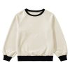 Women's Jet Stream Color Block Edge Raglan Sleeve Crew Neck Textured Top - Image 6