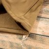 Women's Brown Fleece Lined Half Zipper Hoodie with Kangaroo Pockets - Image 18