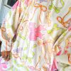 Women's Multicolour Bowknot Pattern Long Sleeve Top and Shorts Set - Image 3