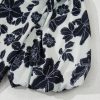 Women's Black Floral Bubble Sleeve Casual Shirt - Elegant Summer Top - Image 13