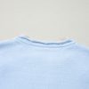 Women's Beau Blue Flower Detail Knitted Long Sleeve Sweater - Image 9