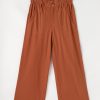 Red Dahlia Wide Leg Elastic Waist Pocketed Casual Pants - Image 3