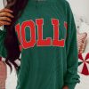 Women's Evergreen JOLLY Corded Long Sleeve Top and Pockets Pants Set for Cozy Lounging - Image 3