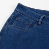 Women's Ashleigh Blue Stretchy Bootcut Jeans with Mid Waist Detail - Image 22