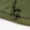 Women's Moss Green Solid Oversized Hoodie with Kangaroo Pocket - Image 10