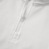 Women's White Zipped Neck Pullover Drop Shoulder Sweatshirt - Image 13