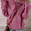 Women's Valerian Fleece Lined Hoodie with Kangaroo Pocket and Drawstring - Image 4