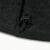 Women's Oversized Black Solid Half Zipper Hoodie with Kangaroo Pocket - Image 15