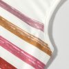 Women's Red Stripe Rainbow Sleeveless Round Neck Tank Top - Casual Summer Style - Image 12