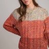 Women's Multicolour Colorful Confetti Wool Ball Knitted Sweater - Festive Winter Fashion - Image 6