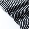 Women's Black and White Striped Print Buttoned Wide Leg Sleeveless Jumpsuit - Image 7